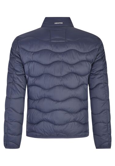 Modische Jacke mit individueller Steppung, midnight blue Rückansicht