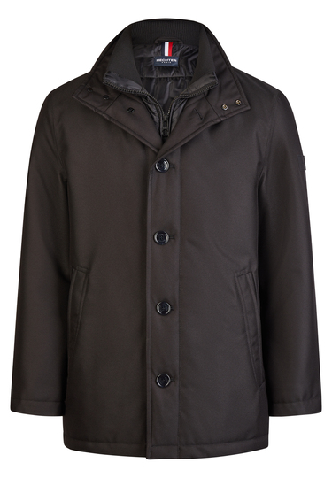 Elegante-sportliche H-XTECH Jacke, black Frontansicht