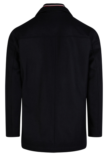 Wolljacke, navy Rückansicht