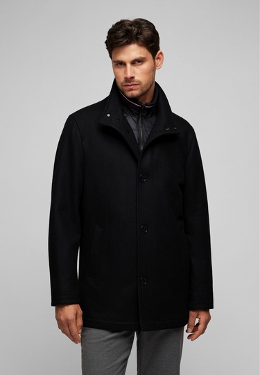 Wolljacke, black Detailansicht 2