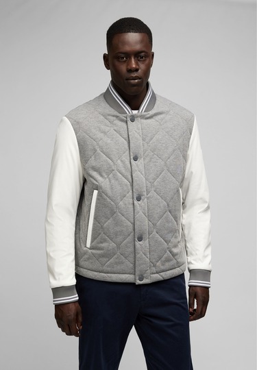 Blouson forme collège, gunmetal 