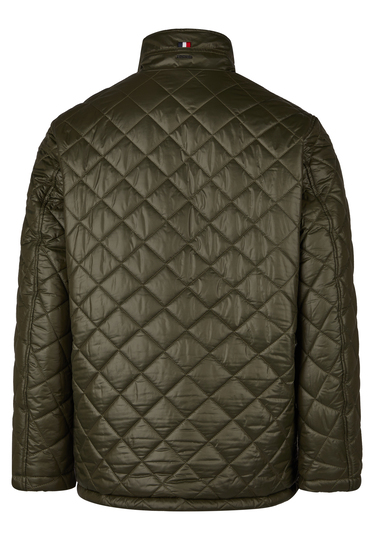 Sportliche "H-ECO" gesteppte Fieldjacke, Dark green Rückansicht