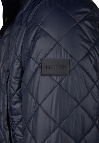 Sportliche "H-ECO" gesteppte Fieldjacke, Midnight blue Detailansicht 2