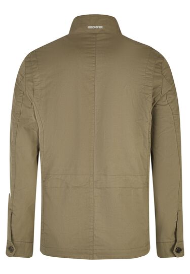 Moderne Feldjacke, dark olive Rückansicht
