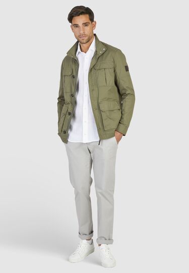 Moderne Feldjacke, dark olive Detailansicht 1