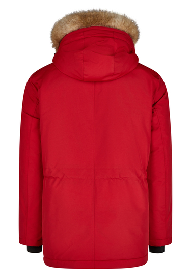 H-XTECH REAL Down Parka, chili Rückansicht