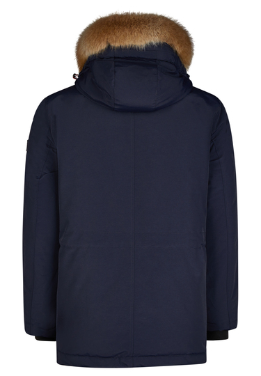 H-XTECH REAL Down Parka, midnight blue Rückansicht