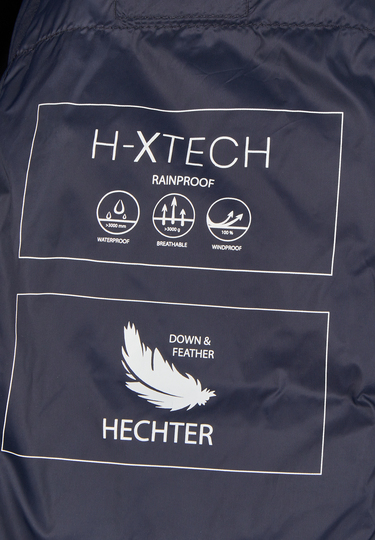 H-XTECH REAL Down Parka, midnight blue Detailansicht 2