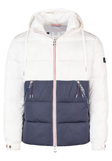 H-Eco Puffer Blouson, offwhite Frontansicht