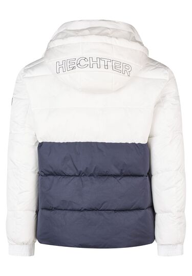 H-Eco Puffer Blouson, offwhite Rückansicht