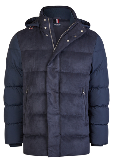 Pufferjacke, midnight blue Frontansicht