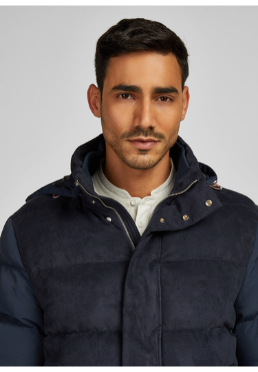 Pufferjacke, midnight blue