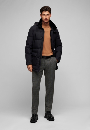 High Tech REAL DOWN Mantel, black 