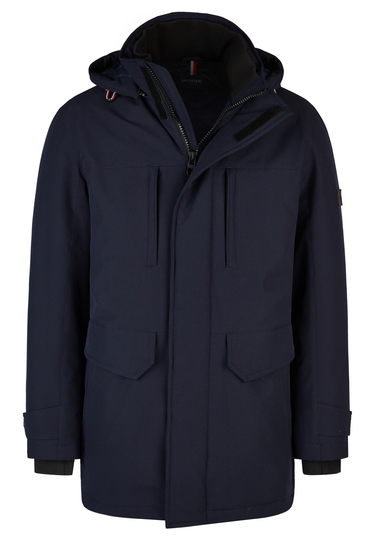 H-XTECH Thermal Booster Parka, midnight blue Frontansicht