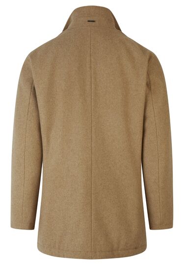 Wolljacke, camel Rückansicht
