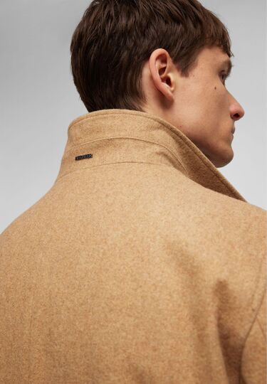 Wolljacke, camel Detailansicht 1
