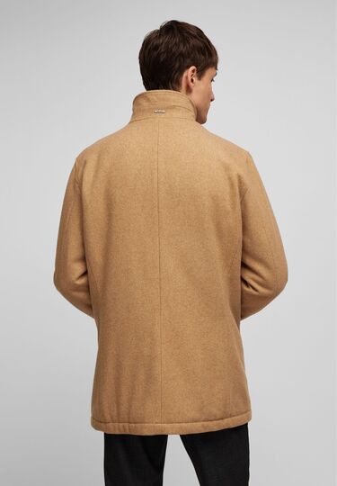 Wolljacke, camel 