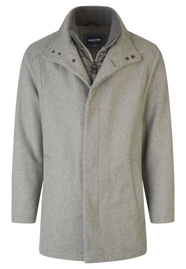 Wool jacket, Silver Frontansicht