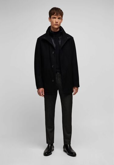 Wool jacket, Black Detailansicht 2