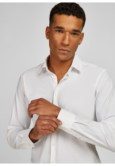 H-XTENSION Shirt im Shape Fit, white