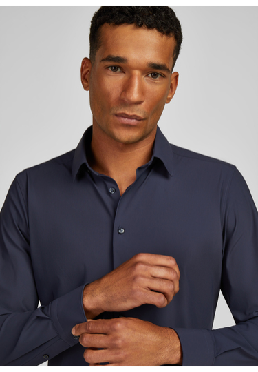 H-XTENSION Shirt im Shape Fit, midnight blue