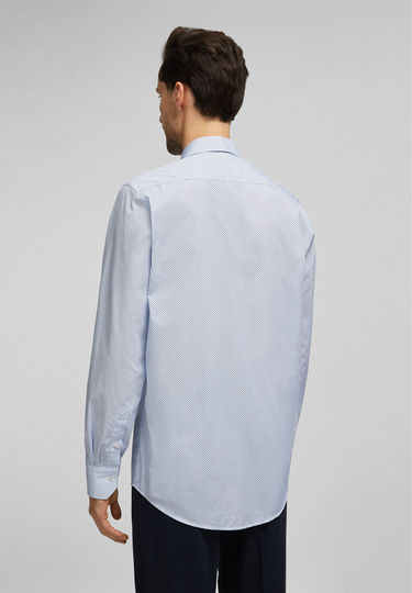 Shape Fit Hemd, light blue Rückansicht