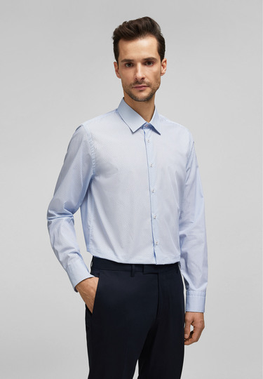 Shape Fit Hemd, light blue 