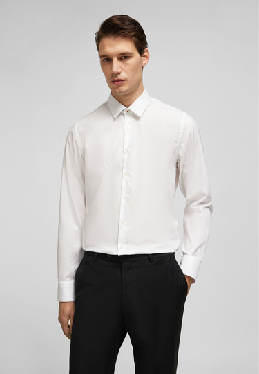 Modern Fit Businesshemd, white 