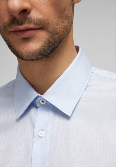Modern Fit Businesshemd, light blue Detailansicht 1