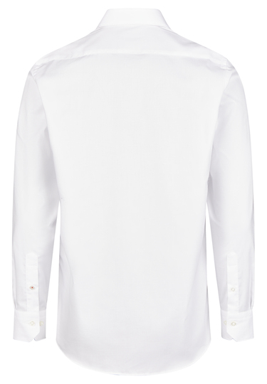 Modern Fit Businesshemd, white Rückansicht