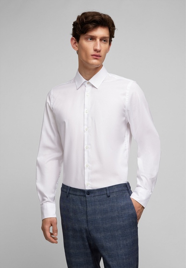 Modern Fit Businesshemd, white 