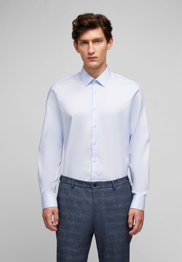 Modern Fit Businesshemd, light blue 