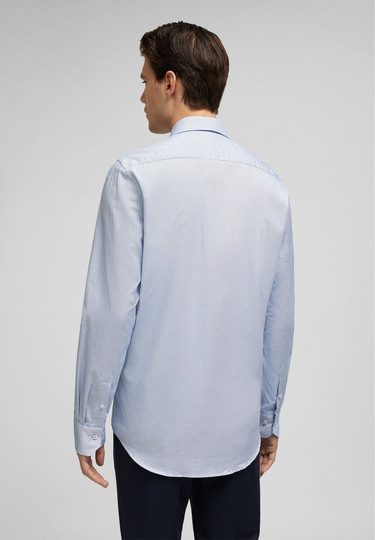Klassisches Hemd, cornflower Rückansicht