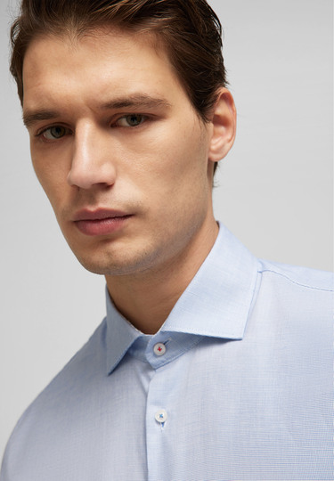 Klassisches Hemd, cornflower Detailansicht 1