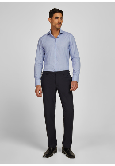 Modernes Hemd, cornflower Detailansicht 2