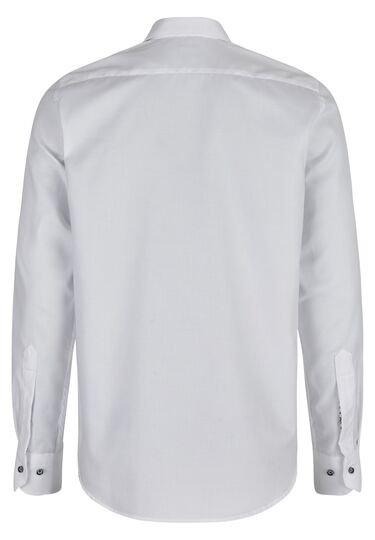 Trendiges Businesshemd mit Kent-Kragen, white Rückansicht