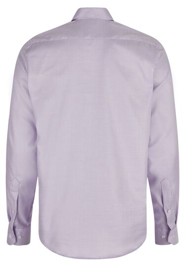 Unkonventionelles Businesshemd mit dezenter Struktur, orchid Rückansicht