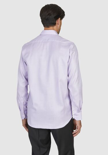 Unkonventionelles Businesshemd mit dezenter Struktur, orchid Detailansicht 2
