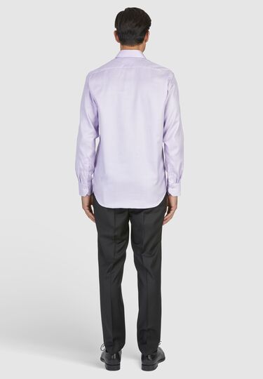 Unkonventionelles Businesshemd mit dezenter Struktur, orchid 