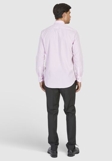 Trendiges Businesshemd mit auffälligen Knöpfen, pink Detailansicht 2