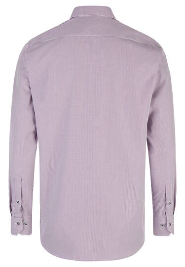 Trendiges Businesshemd mit auffälligen Knöpfen, blackberry Rückansicht