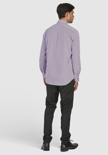 Trendiges Businesshemd mit auffälligen Knöpfen, blackberry Detailansicht 2