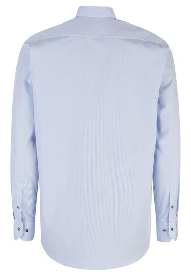 Trendiges Businesshemd mit auffälligen Knöpfen, sky blue Rückansicht