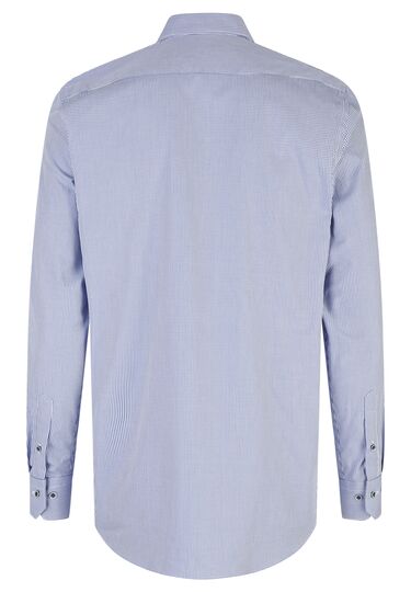 Trendiges Businesshemd mit auffälligen Knöpfen, royal blue Rückansicht