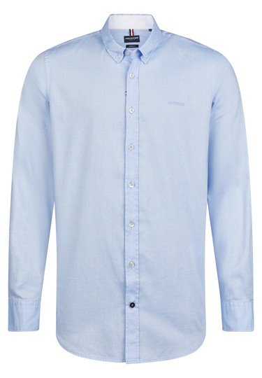 Modern Fit Hemd, light blue Frontansicht