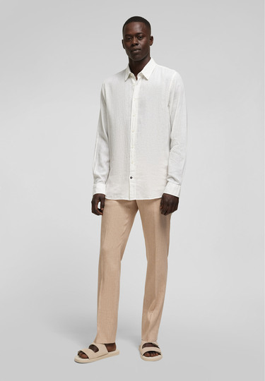 Modern Fit Businesshemd, white Detailansicht 2