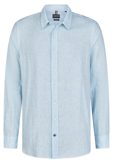 Modern Fit Businesshemd, turquoise Frontansicht