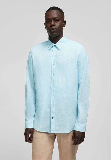 Modern Fit Businesshemd, turquoise