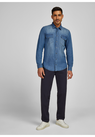 Casual Hemd, steel blue Detailansicht 2