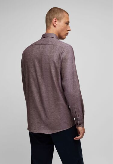 Casual Flanellhemd, claret